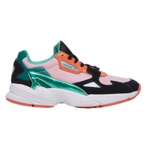 ADIDAS Falcon 'Clear Pink Aero Green' Sneakers Size 7.5
